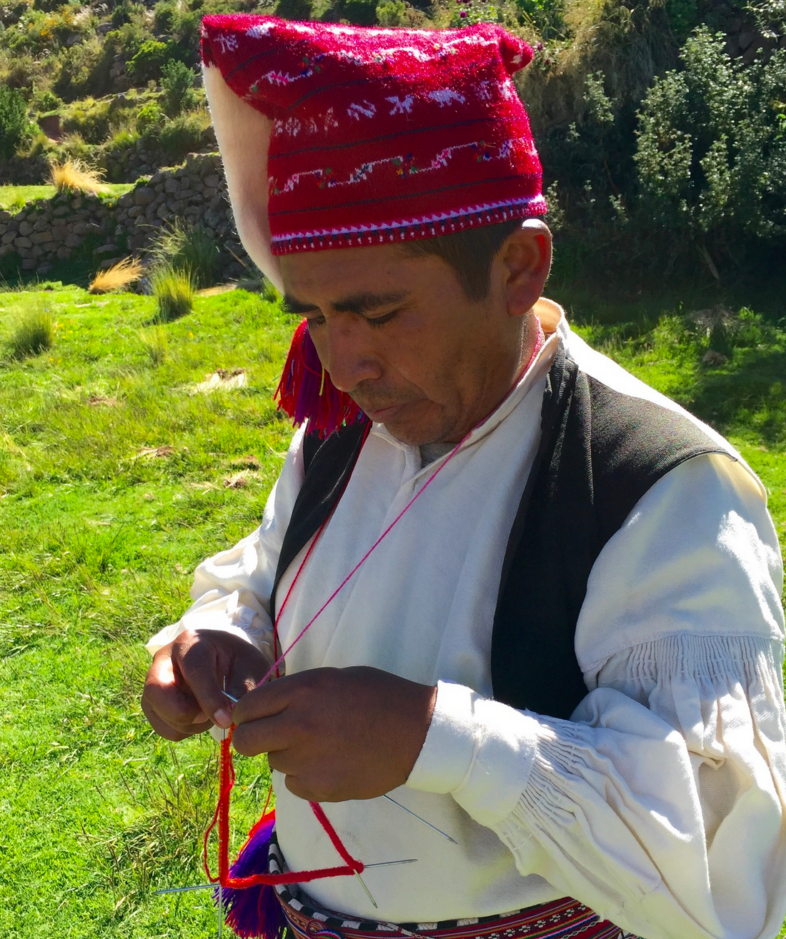 Strikking i Peru