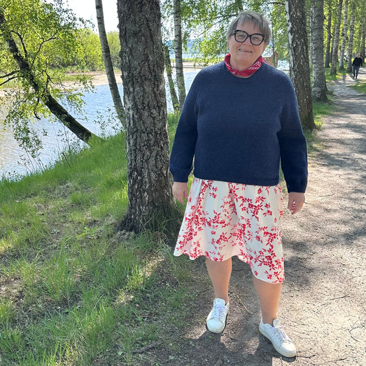 Blåne genser