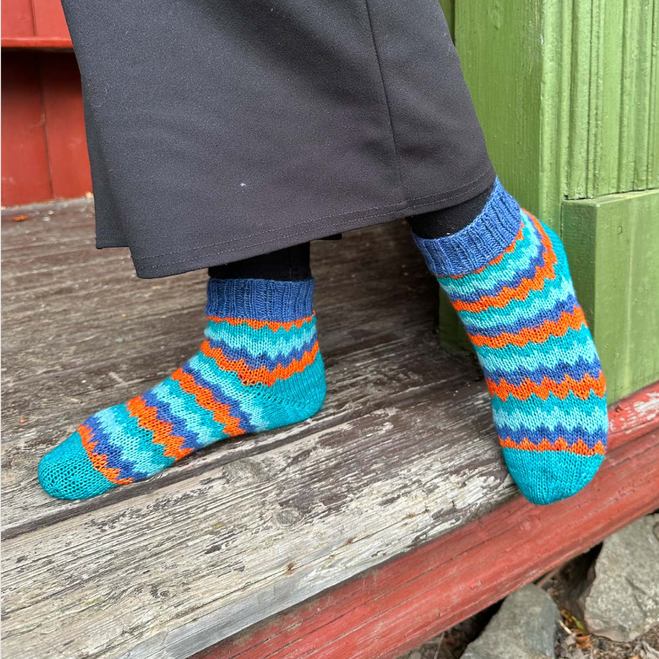 Tynne sokker på pinnene